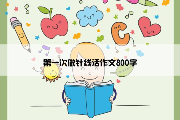 第一次做针线活作文800字