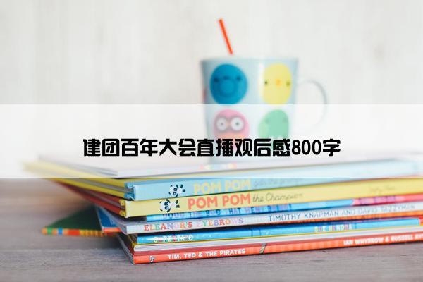 建团百年大会直播观后感800字