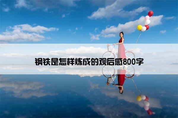 钢铁是怎样炼成的观后感800字