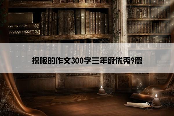 探险的作文300字三年级优秀9篇