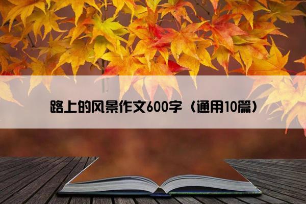 路上的风景作文600字（通用10篇）