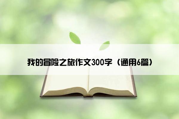 我的冒险之旅作文300字（通用6篇）