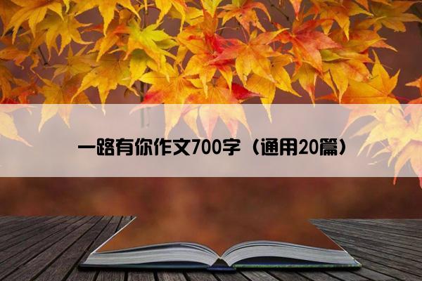 一路有你作文700字（通用20篇）