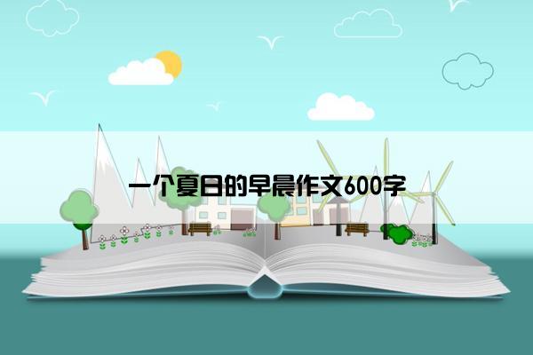 一个夏日的早晨作文600字