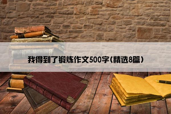 我得到了锻炼作文500字(精选8篇)