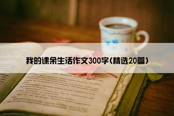 我的课余生活作文300字(精选20篇)