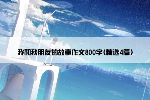 我和我朋友的故事作文800字(精选4篇)