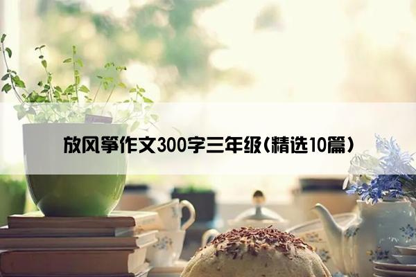 放风筝作文300字三年级(精选10篇)