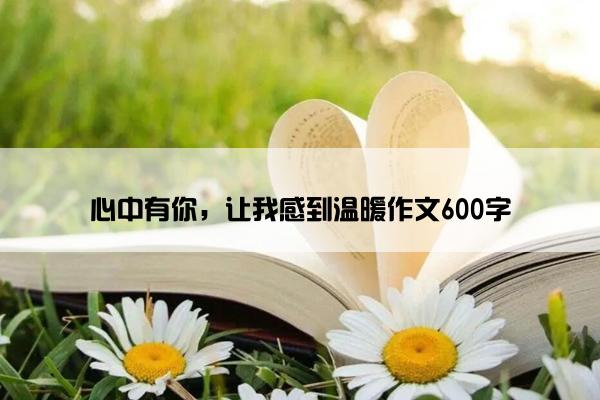 心中有你，让我感到温暖作文600字